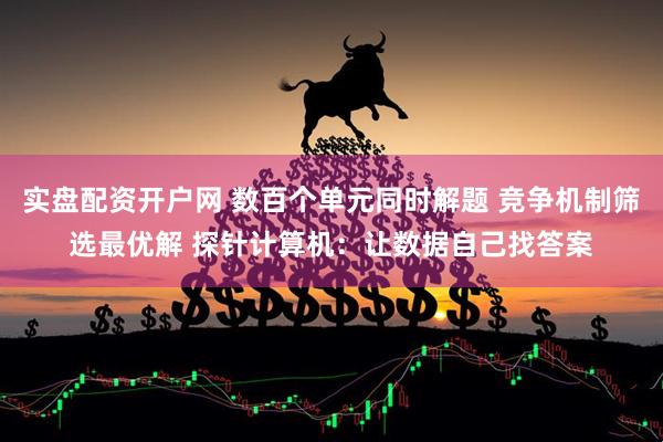 实盘配资开户网 数百个单元同时解题 竞争机制筛选最优解 探针计算机：让数据自己找答案